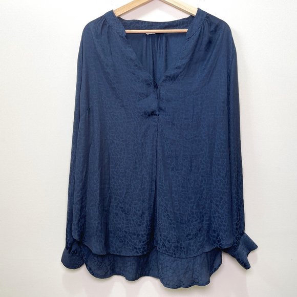 Dex Long-Sleeve Blouse sz 1X - Picture 1 of 14